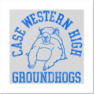 Case Western High Groundhogs (Grey) / Groundhog Day Movie Fan Art Posters and Art